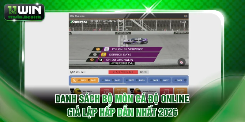 Danh sách các bộ môn cá độ online giả lập hấp dẫn nhất 2026